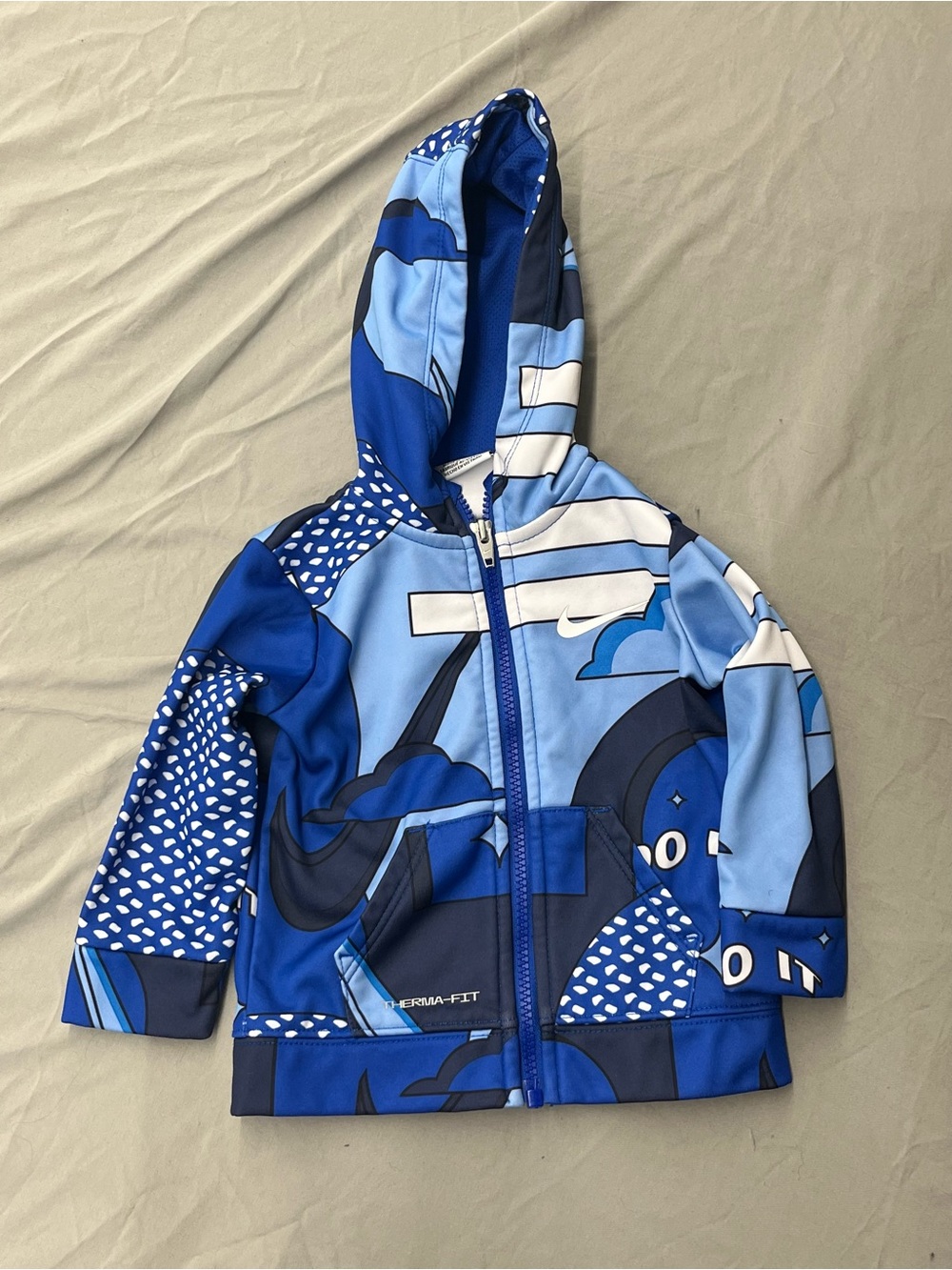 Nike Therma-FIT Full Zip Hoodie Jacket Boys Size 12 Months